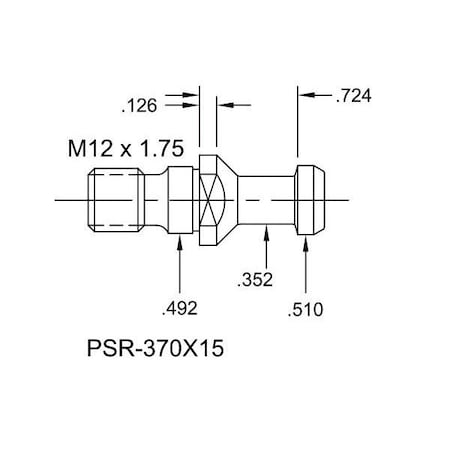Tj Davies Co Solid Retention Knob PSR-370X15